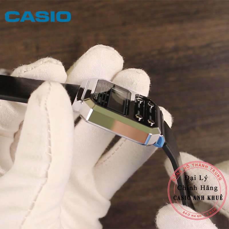 Đồng hồ Unisex Casio Vintage A100WEL-1ADF dây da