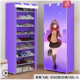 👠👠Tủ Giày vải 3D 9 tầng