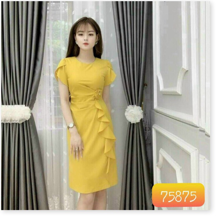 ĐẦM UMI ĐÍNH NGỌC SANG TRỌNG,2 MÀU XINH XẮN CHO MÙA HÈ NĂM 2021 LANA FASHION