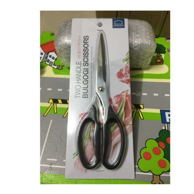 Giá rẻ sập sàn! Kéo cắt thịt nướng Bulgogi Scissors Lock&Lock F00096