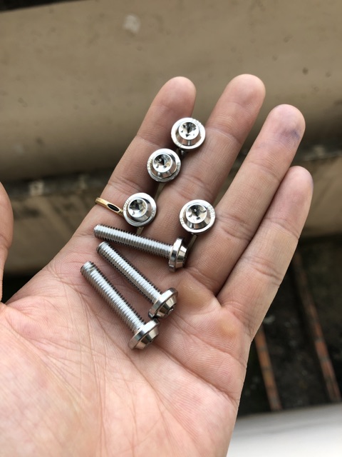 Ốc inox đầu dù Prot! - 6li3  - 6li4  - 6li5