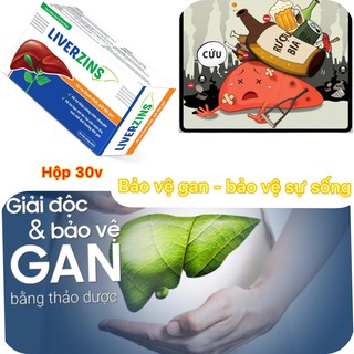 Giải độc gan - mát gan,liverzins thanh nhiệt giải độc