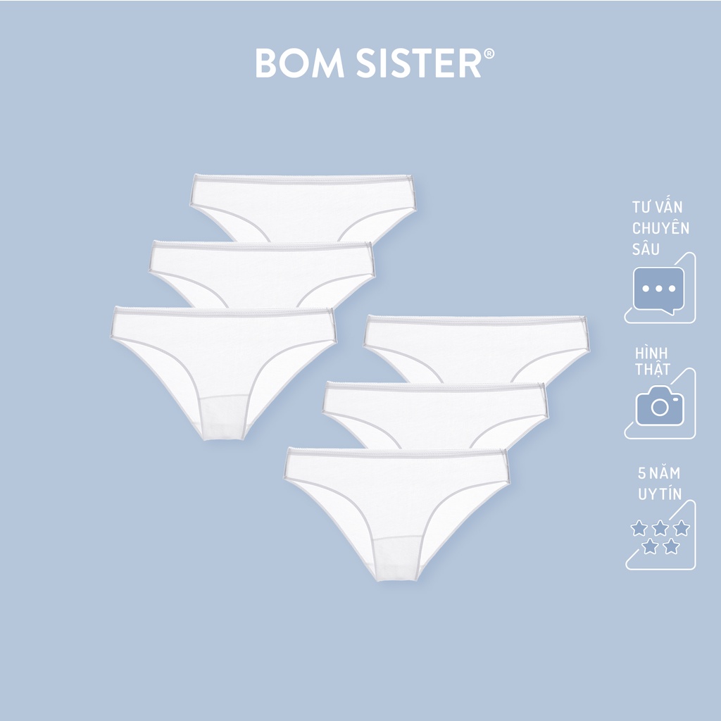  Combo 6 quần lót cotton sử dụng 1 lần BOM SISTER Q221