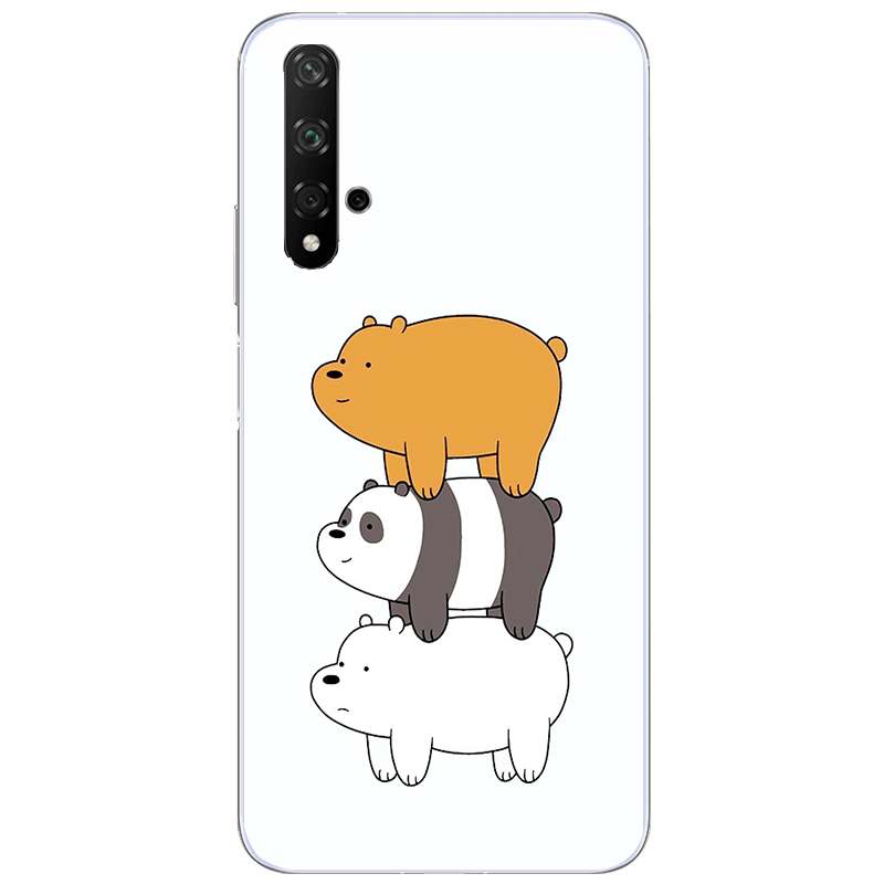 Ốp Điện Thoại Silicon Họa Tiết We Bare Bears Cho Itel S11 S15 S31 S32 S33 S36 Pro