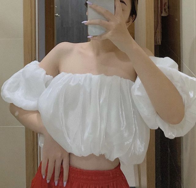 Áo cúp tay phồng