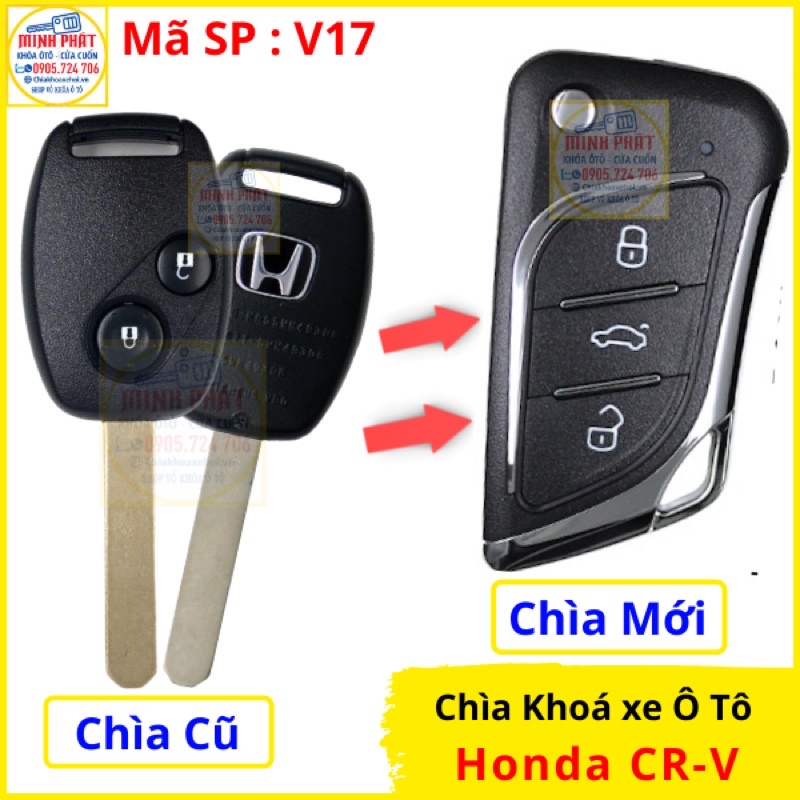 Làm remote xe Ô tô Honda CRV