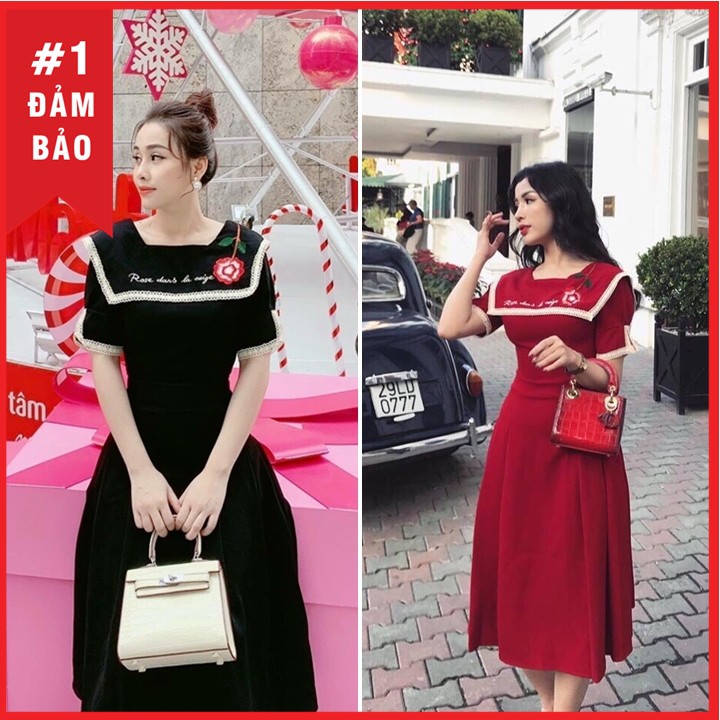 Đầm nữ đầm dự tiệc cưới sang chảnh chất umi dày dặn Thời Trang Emy CC2