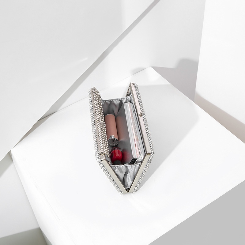 Ví Cầm Tay Đính Đá Kim Cương Thời Trang Âu Mỹ Cho Nữ 2022