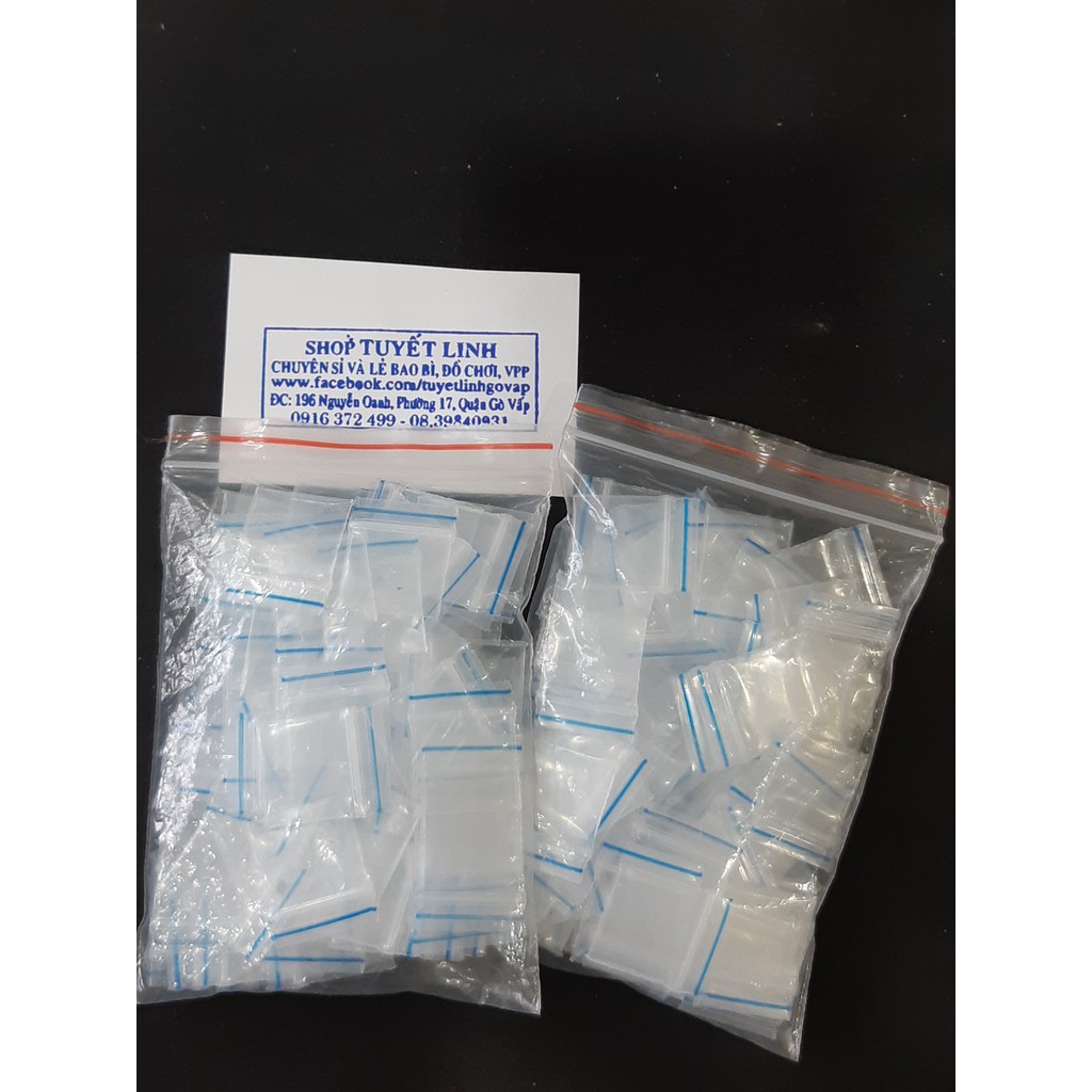 Túi zíp chỉ đỏ 2cm- 35k/100c