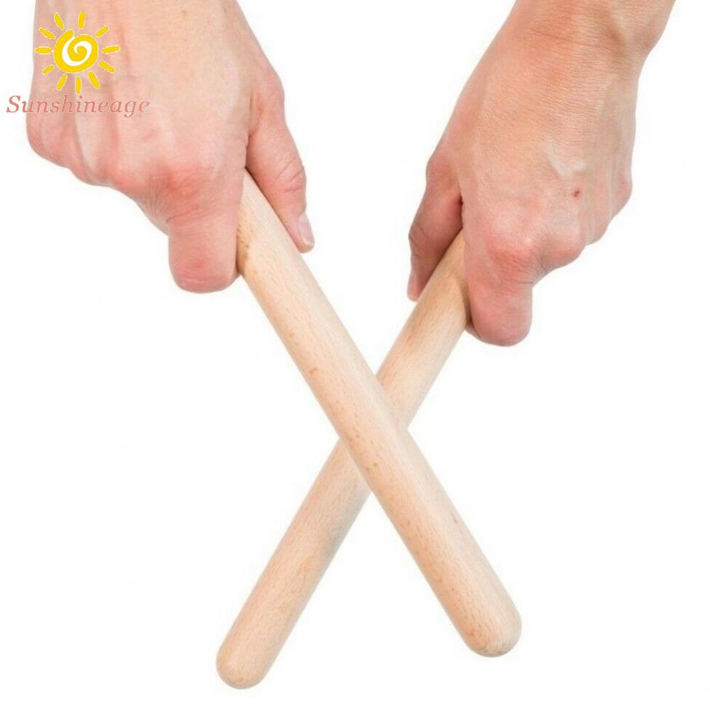 SUNAGE- ~2pcs/set Percussion Wooden Drum Stick Rhythm Learning-Education Toddler Newest【SUNAGE-HOT Fashion】