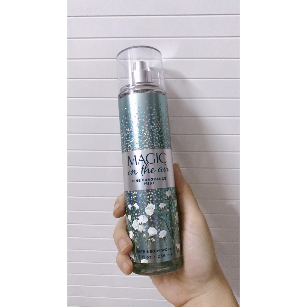 Xịt thơm có nhũ Body mist Bath & Body Works - Magic in the Air Diamond Shimmer