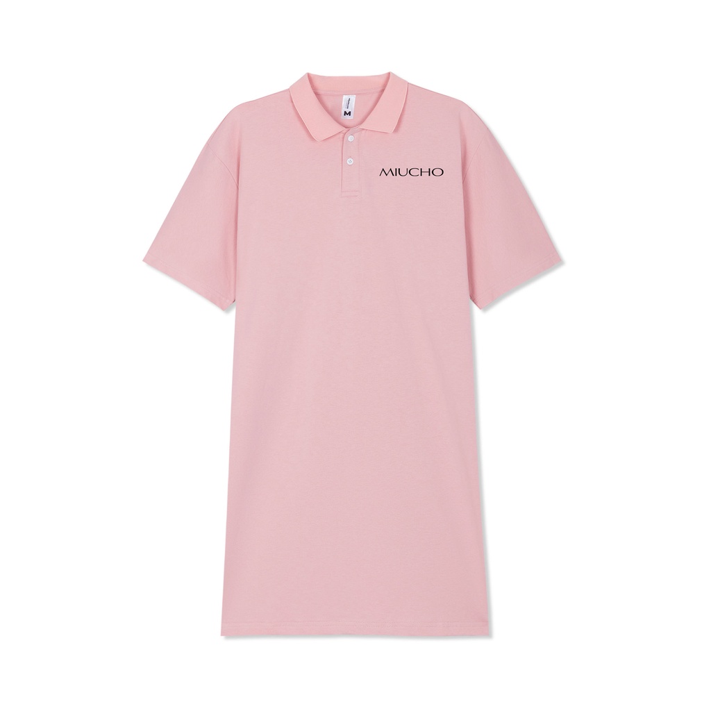 Đầm polo nữ dáng suông dài vải cotton bigsize DP001 in local brand