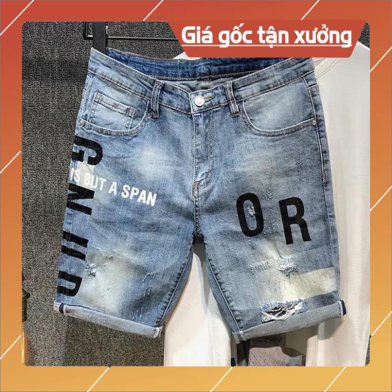 [ĐẸP HƠN NGƯỜI YÊU CŨ !!!] Quần short jean nam cao cấp hàn quốc đẹp giá rẻ TCS 055
