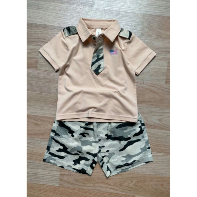 Bộ thun cổ sơ mi