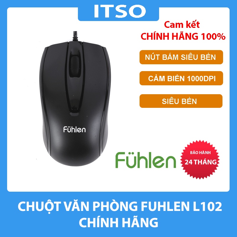 Chuột máy tính Fuhlen L102 chính hãng - Bảo hành 24 tháng