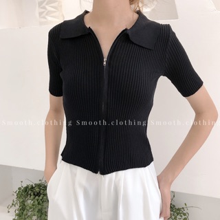 Áo len kéo khoá 2 đầu