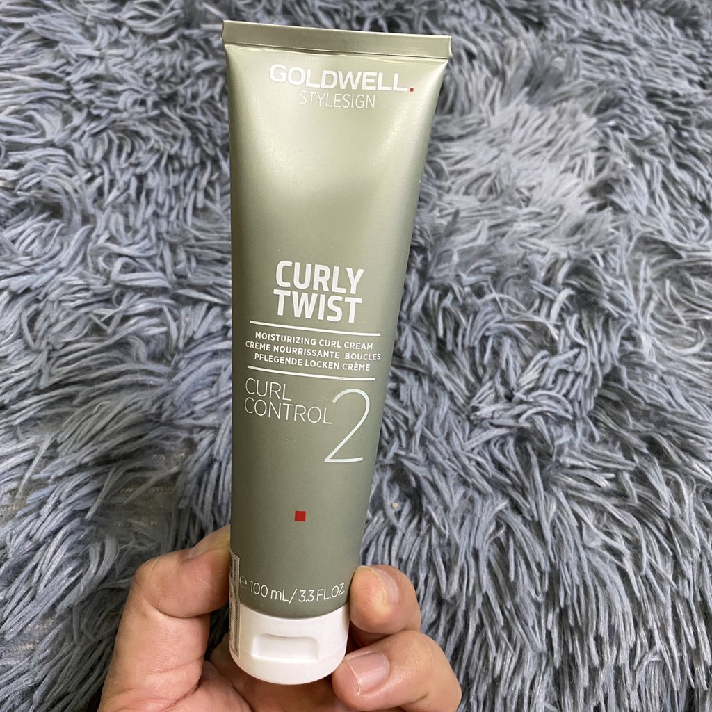 🇩🇪Goldwell🇩🇪 Kem tạo kiểu tóc xoăn và dưỡng ẩm Goldwell Curl Control 2 ( Curly Twist) 100ml