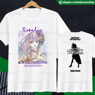 Áo thun Bang Dream! YUKINA Roselia ngắn tay