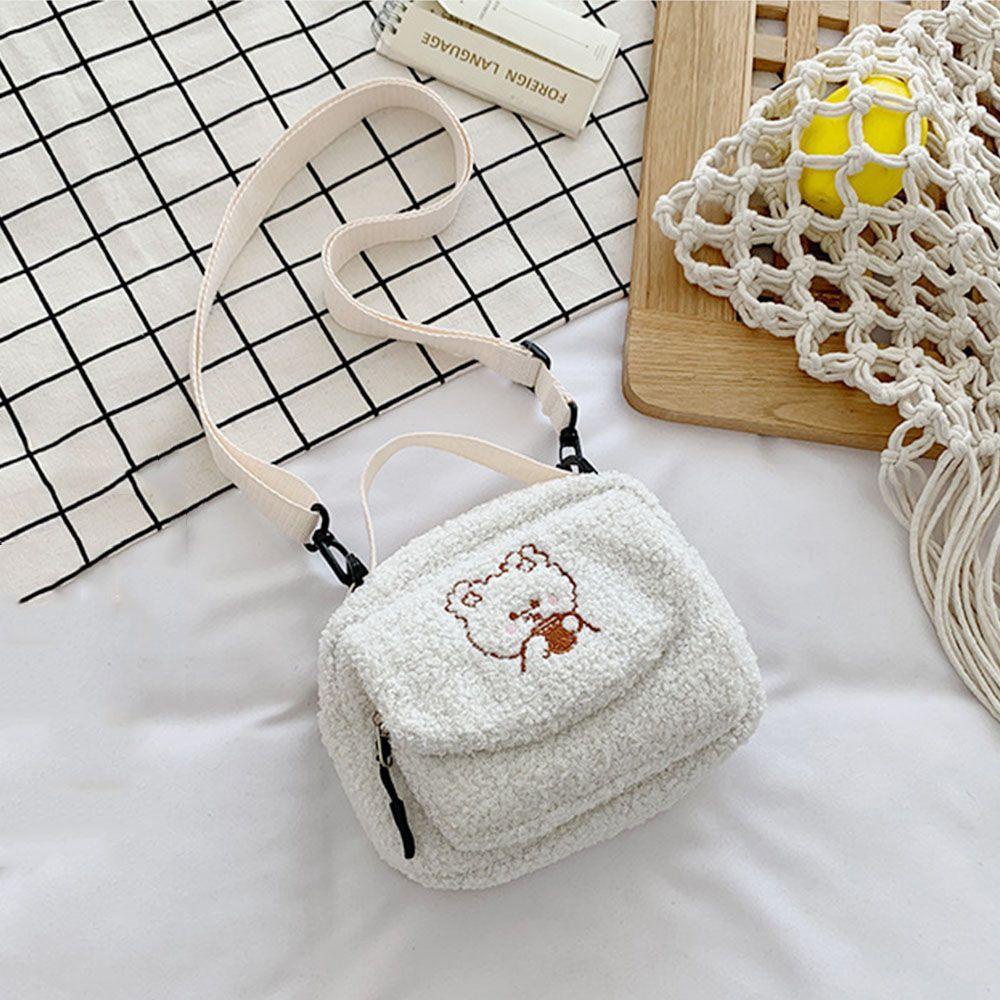 BSUNS Túi Đeo Vai Đựng Điện Thoại Họa Tiết Thêu Xinh Xắn