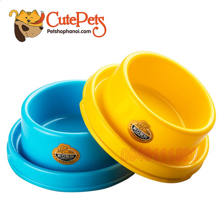 Bát nhựa đơn chống kiến dành cho chó mèo - Cutepets