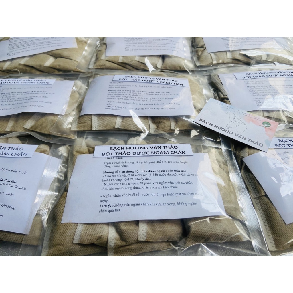 Set bột ngâm chân hơn 18 vị thảo dược , sỉ 10 gói/ 20 gói bột thảo d.ược túi lọc dưỡng sinh cho các tiệm spa /bhvt