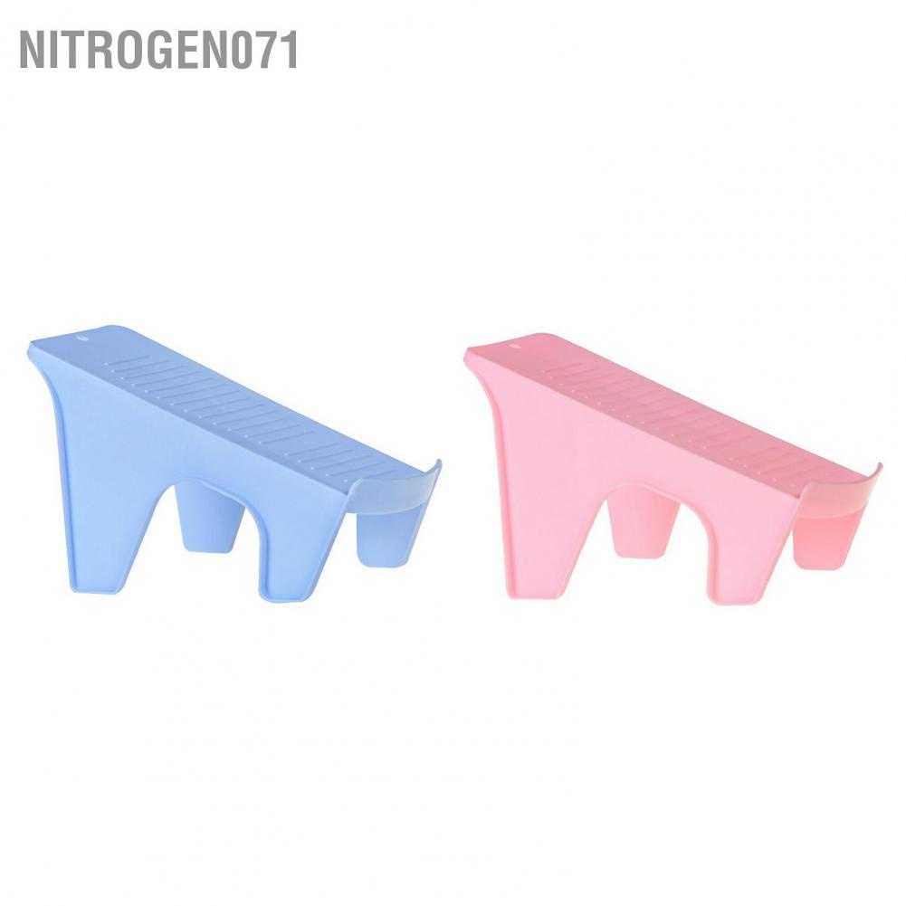 Nitrogen071 Shoe Stacker Double Layers Space Saving Durable PP Simple Design Tidy Orderly Storage Slots for Home Office Hotel