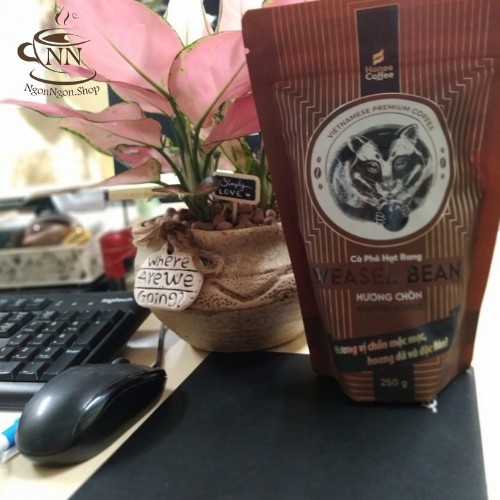 Cà Phê Chồn Hạt Rang Xay Hương Vị Độc Đáo HONEE COFFEE 250g - NGON NGON CÀ PHÊ