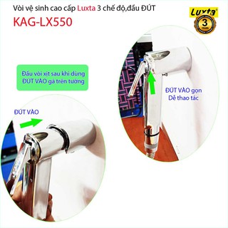 VÒI XỊT NHÀ VỆ SINH LUXTA KAG-LX550