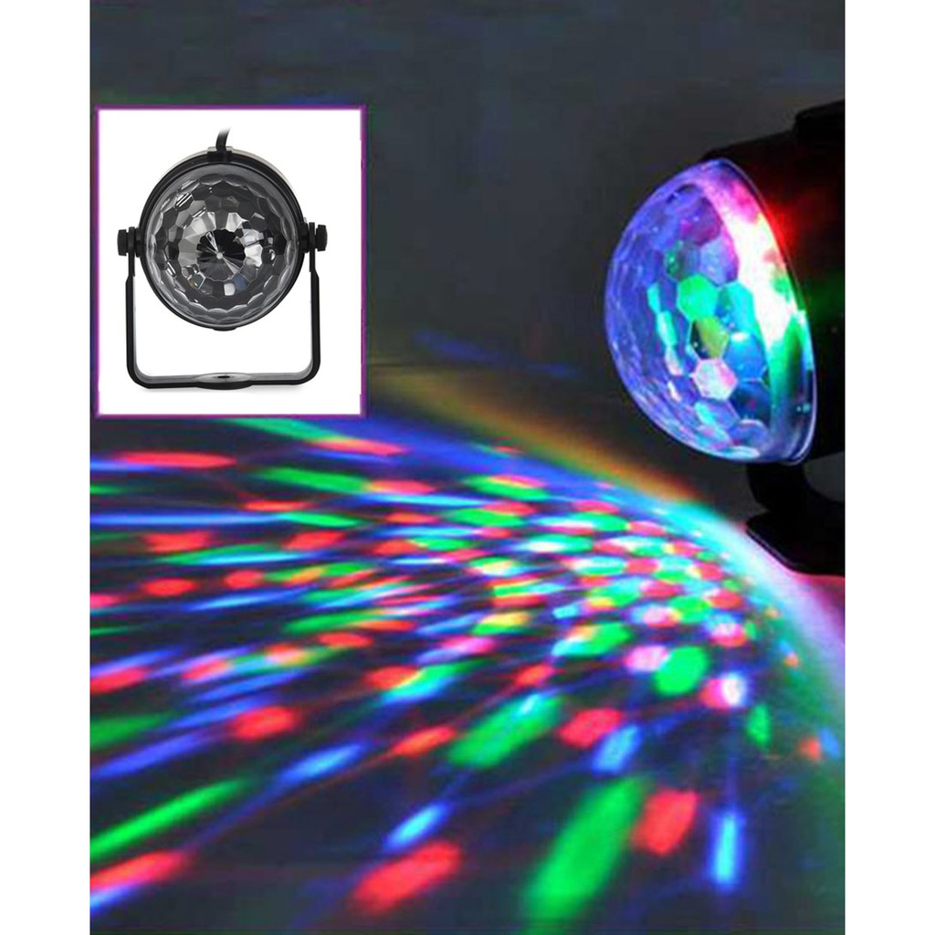 Đèn chiếu sân khấu RGB hình cầu nhiều màu sắc độc đáo chuyên dụng cho DJ Disco