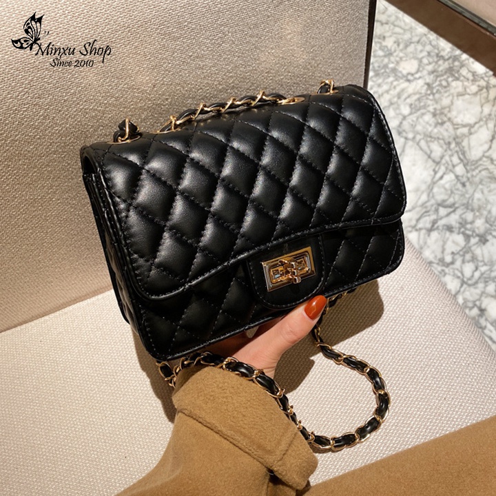 Túi Xách Đeo Chéo Nữ, Túi Hộp Cao Cấp Đi Chơi, Đi Tiệc Sang Choảnh Chất Liệu Da PU TD10