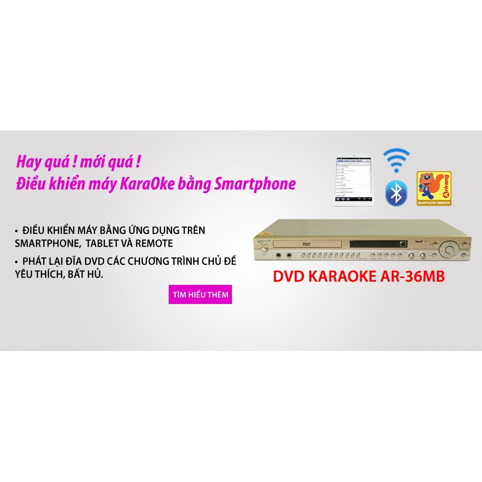 Đầu DVD Karaoke Arirang AR-36MB - hàng chính hãng