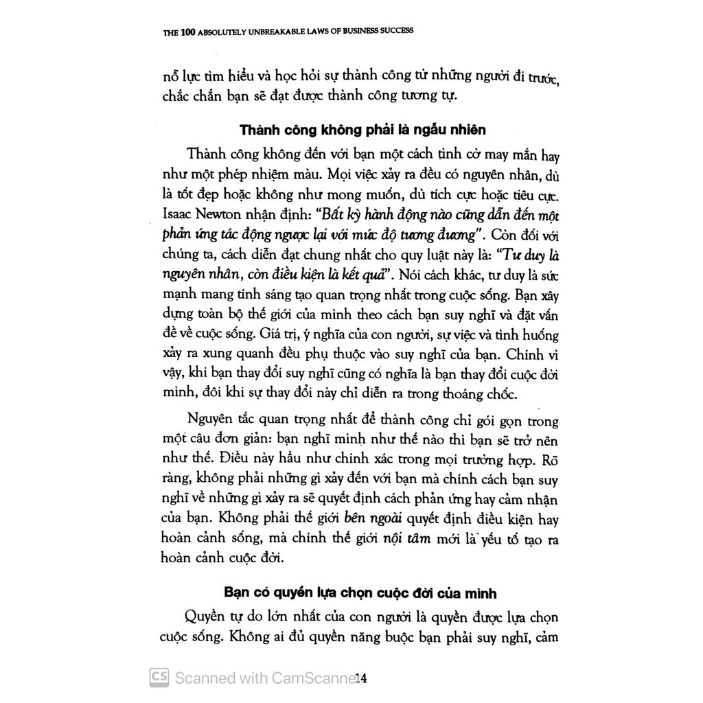 Sách - 100 Qui Luật Bất Biến Để Thành Công Trong Kinh Doanh (Tái Bản 2019)