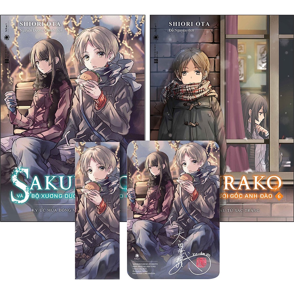 Sách - Sakurako và bộ xương dưới gốc anh đào tập 6 - Thái Hà Books Tặng Bookmark