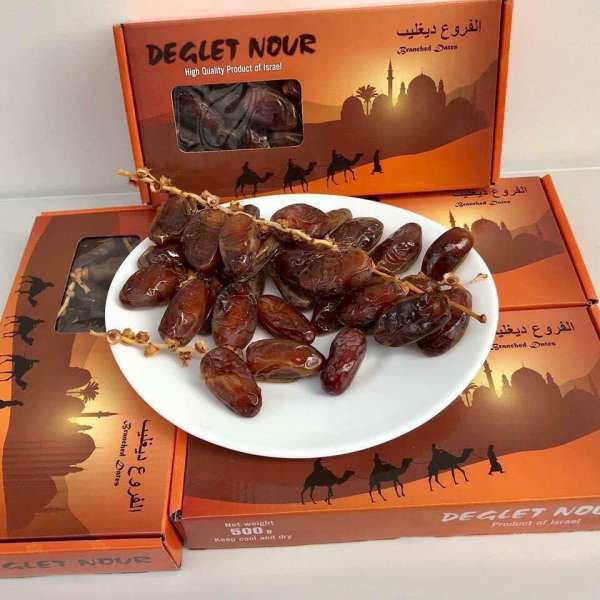 Sẵn hàng - Chà là khô nguyên cành Deglet Nour Israel 500g vị ngon tự nhiên