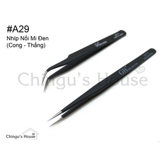 Nhíp Nối Mi - Đen hoặc Inox