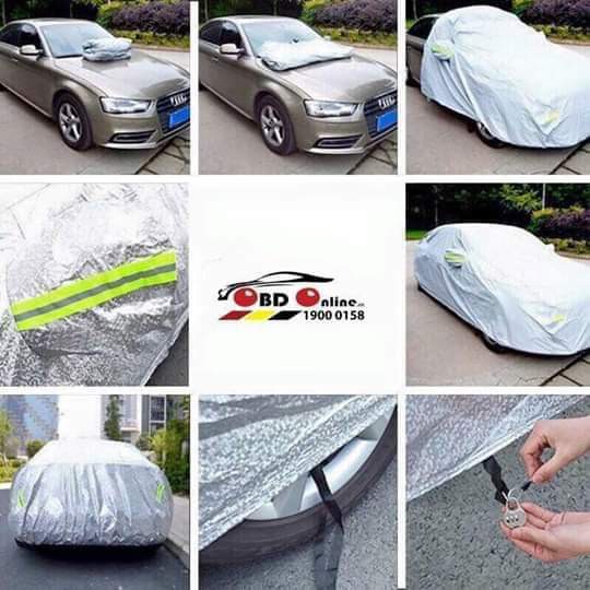 Bạt phủ xe ô tô CAO CẤP 3 LỚP CÁCH NHIỆT