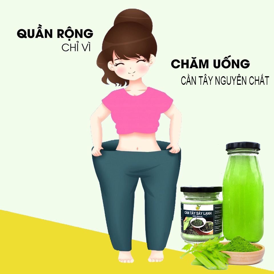 [COMBO 2 HỦ + Quà🎁 + Sale 25%] Bột cần tây sấy lạnh hủ thuỷ tinh 150g - 250g, công nghệ Nhật Bản | Detox