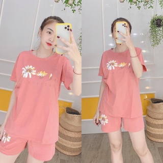 [Mã FATPBAU2 giảm 40K đơn 150K] Set Bộ Đùi Nữ In Hình Bông Hè Siêu Hot - SBN_106