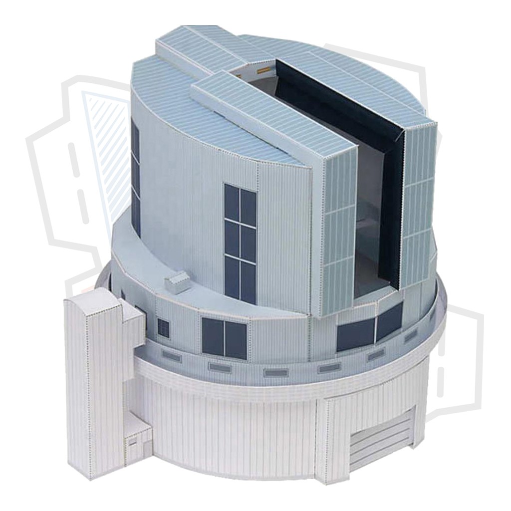 Mô hình giấy kiến trúc Subaru Telescope - Mỹ