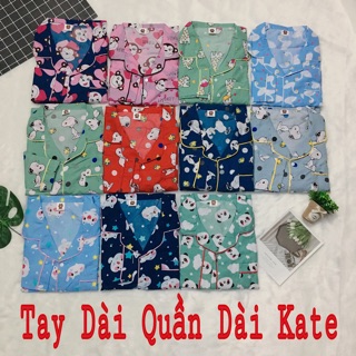 Bộ mặc nhà tay dài pijama thái