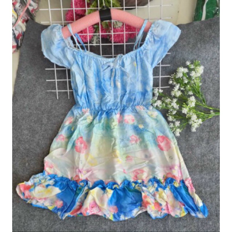 Váy lụa 3D cho bé gái 8-22kg