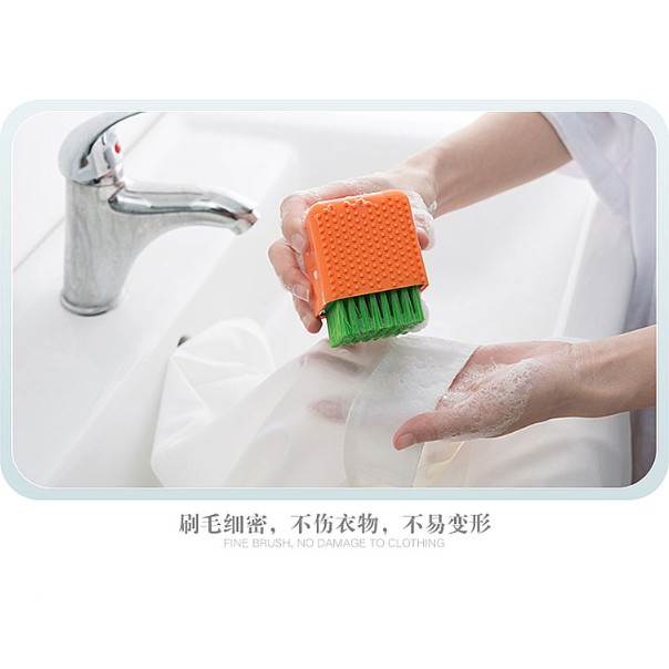 [Giao hàng miễn phí tại chỗ] Bàn chải giặt silicone đa chức năng gia dụng, bàn chải đánh giày lông mềm, bàn chải bàn giặt mini cầm tay, bàn chải giặt để chà quần áo, bàn chải làm sạch silicone