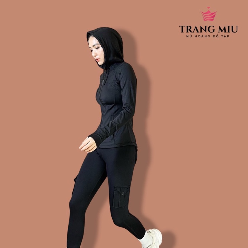 Áo Khoác Thể Thao Cao Cấp Có Mũ