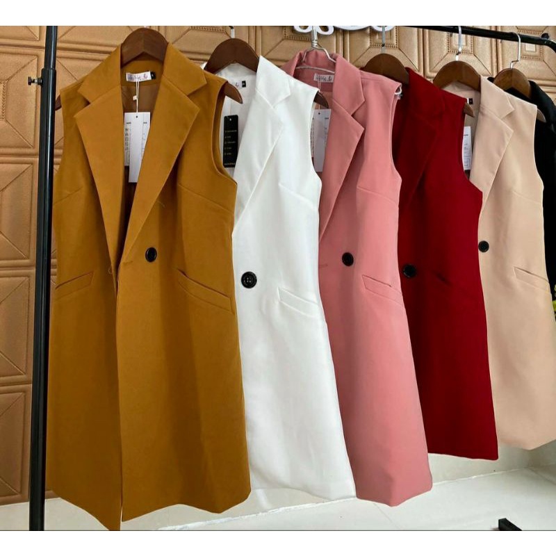 💥💥💥Áo vét ghile nữ dáng dài, nhiều màu💥💥FREESHIP💥💥