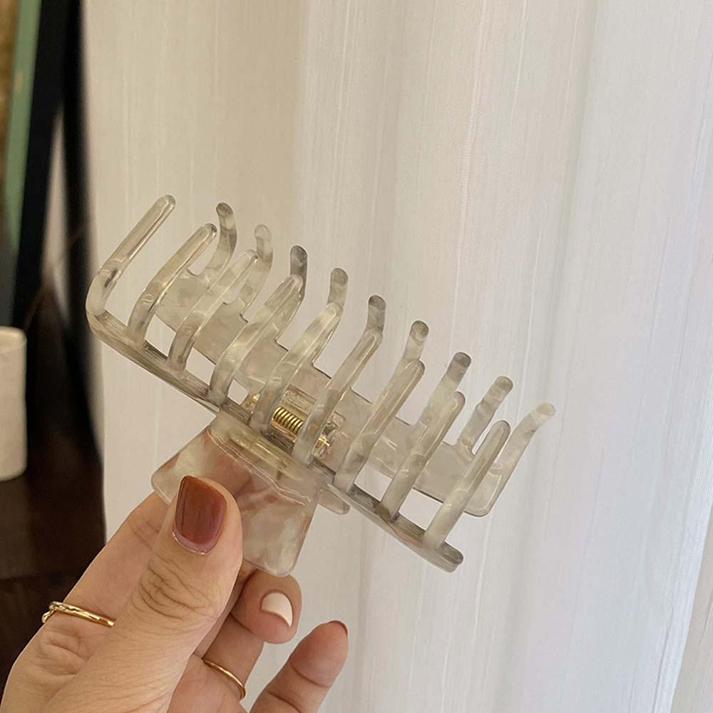 FORBETTER Kẹp Tóc Càng Cua Họa Tiết Da Báo