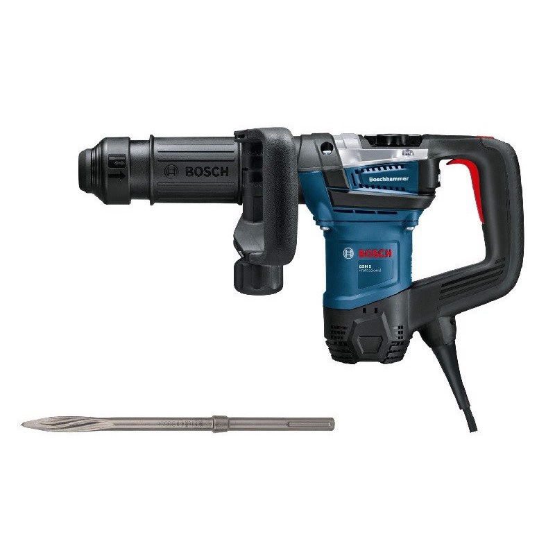 Máy đục bê tông Bosch GSH 5 - Điện 220V, Trọng lượng 5.6kg, Chuck SDS-Max