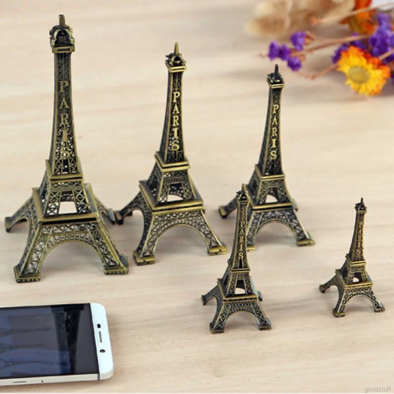 Mô hình tháp Eiffel bằng kim loại nhỏ dùng trang trí