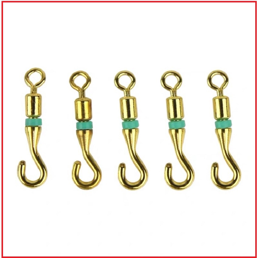 Vỉ 5 Khóa Link Số 9 Sanami Fishing Store,Mà Ní Buộc Trục Câu Đài Câu Đơn Chống Xoắn Cao Cấp PK-1