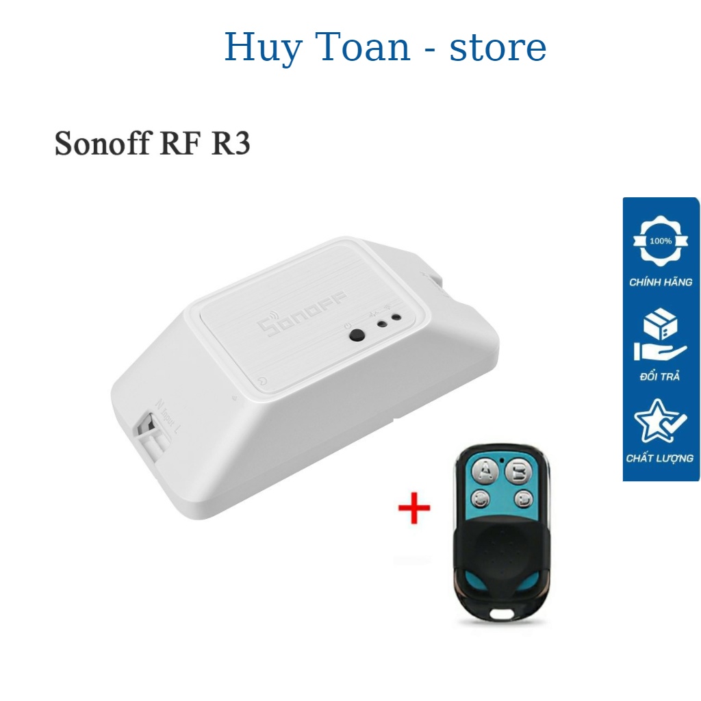 Sonoff Basic RF R3 công tắc wifi thông minh điều khiển từ xa qua điện thoại