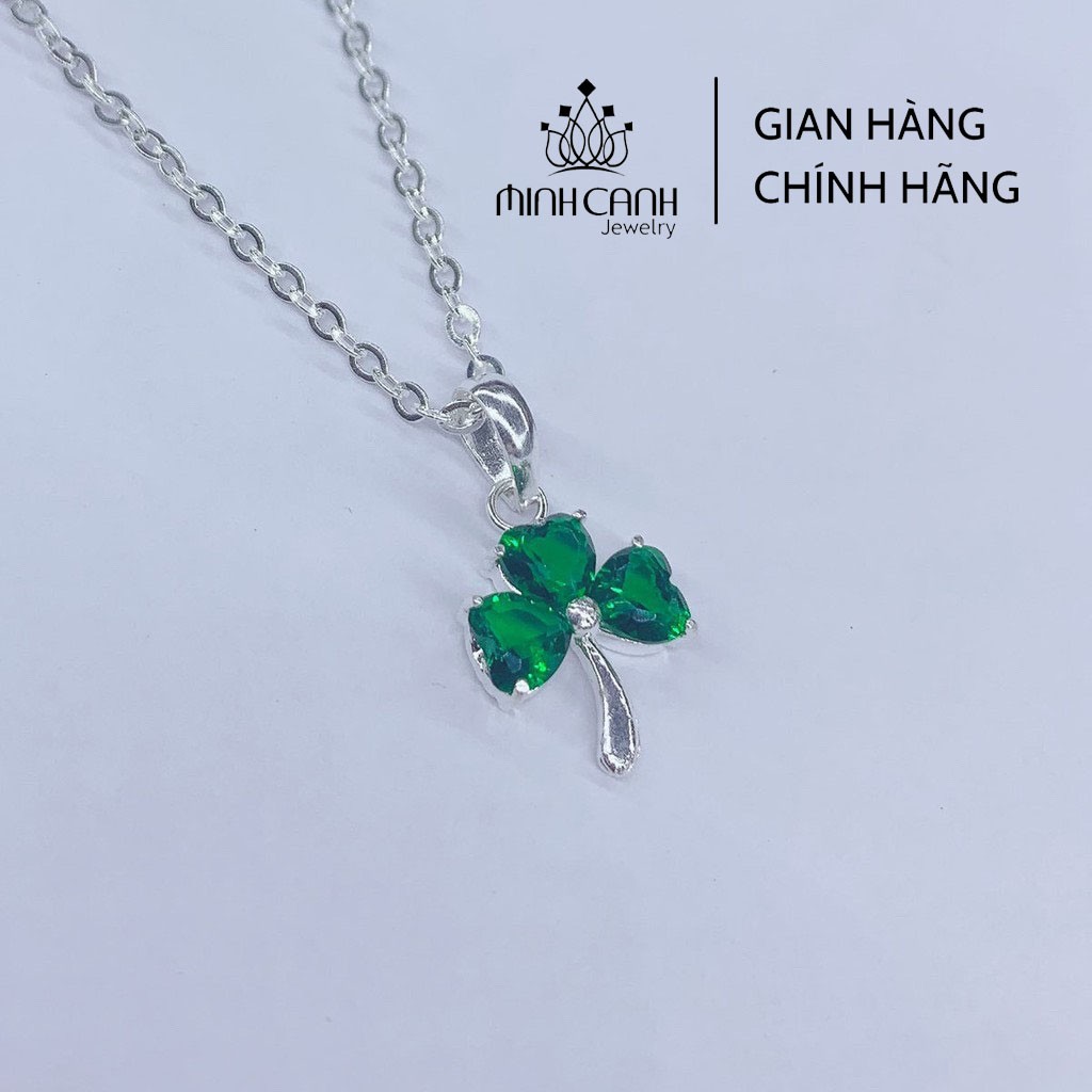 Dây Chuyền Bạc Cỏ 3 Lá May Mắn - Minh Canh Jewelry